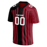 Custom Team Design Maroon & Black Colors Design Sports Football Jersey FT00AC070801