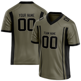 Custom Team Design Camo & Black Colors Design Sports Football Jersey