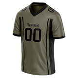 Custom Team Design Camo & Black Colors Design Sports Football Jersey FT00AC090601