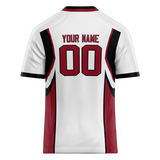 Custom Team Design White & Black Colors Design Sports Football Jersey FT00AC100201