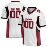 Custom Team Design White & Black Colors Design Sports Football Jersey