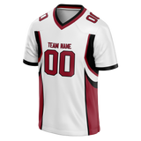 Custom Team Design White & Black Colors Design Sports Football Jersey FT00AC100201