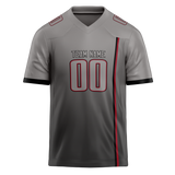 Custom Team Design Gray & Red Colors Design Sports Football Jersey FT00AF050309