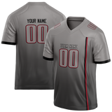 Custom Team Design Gray & Red Colors Design Sports Football Jersey FT00AF050309