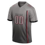 Custom Team Design Gray & Red Colors Design Sports Football Jersey FT00AF050309