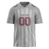 Custom Team Design Gray & Silver Colors Design Sports Football Jersey FT00BB050304