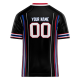 Custom Team Design Black & Red Colors Design Sports Football Jersey FT00BB090109