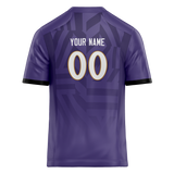 Custom Team Design Purple & Gray Colors Design Sports Football Jersey FT00BR022303