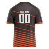 Custom Team Design Camo & Orange Colors Design Sports Football Jersey FT00CB020610