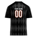 Custom Team Design Black & Gray Colors Design Sports Football Jersey FT00CB030103