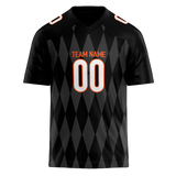 Custom Team Design Black & Gray Colors Design Sports Football Jersey FT00CB030103