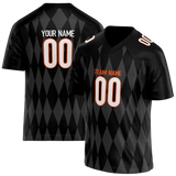 Custom Team Design Black & Gray Colors Design Sports Football Jersey