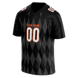 Custom Team Design Black & Gray Colors Design Sports Football Jersey FT00CB030103