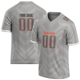 Custom Team Design Silver & Gray Colors Design Sports Football Jersey FT00CB050403