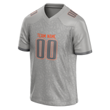 Custom Team Design Silver & Gray Colors Design Sports Football Jersey FT00CB090403