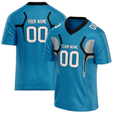 Custom Team Design Blue & Black Colors Design Sports Football Jersey