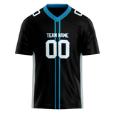 Custom Team Design Black & Blue Colors Design Sports Football Jersey FT00CP020120