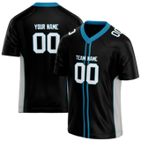 Custom Team Design Black & Blue Colors Design Sports Football Jersey FT00CP020120