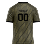 Custom Team Design Camo & Gray Colors Design Sports Football Jersey FT00CP050603