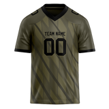 Custom Team Design Camo & Gray Colors Design Sports Football Jersey FT00CP050603