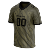 Custom Team Design Camo & Gray Colors Design Sports Football Jersey FT00CP050603