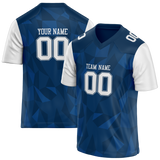 Custom Team Design Royal Blue & Black Colors Design Sports Football Jersey FT00DC051901