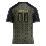 Custom Team Design Camo & Black Colors Design Sports Football Jersey FT00DL050601