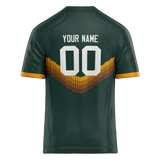 Custom Team Design Kelly Green & Yellow Colors Design Sports Football Jersey FT00GBP071512