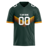 Custom Team Design Kelly Green & Yellow Colors Design Sports Football Jersey FT00GBP071512