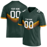 Custom Team Design Kelly Green & Yellow Colors Design Sports Football Jersey FT00GBP071512