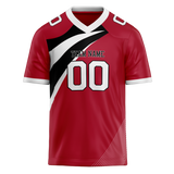 Custom Team Design Maroon & White Colors Design Sports Football Jersey FT00GBP080802