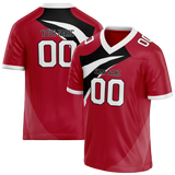 Custom Team Design Maroon & White Colors Design Sports Football Jersey FT00GBP080802