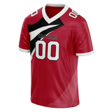 Custom Team Design Maroon & White Colors Design Sports Football Jersey FT00GBP080802