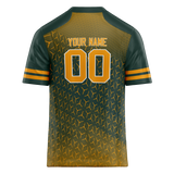 Custom Team Design Kelly Green & Yellow Colors Design Sports Football Jersey FT00GBP091512