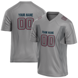 Custom Team Design Silver & Gray Colors Design Sports Football Jersey