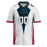 Custom Team Design White & Maroon Colors Design Sports Football Jersey FT00HT080208