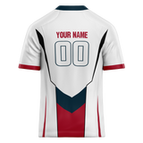 Custom Team Design White & Maroon Colors Design Sports Football Jersey FT00HT100208