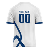 Custom Team Design White & Royal Blue Colors Design Sports Football Jersey FT00IC020219