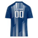 Custom Team Design Royal Blue & White Colors Design Sports Football Jersey FT00IC071902