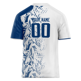 Custom Team Design White & Royal Blue Colors Design Sports Football Jersey FT00IC100219