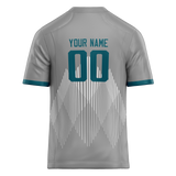 Custom Team Design Gray & Silver Colors Design Sports Football Jersey FT00JJ080304