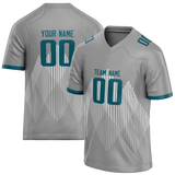 Custom Team Design Gray & Silver Colors Design Sports Football Jersey