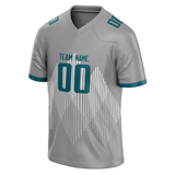 Custom Team Design Gray & Silver Colors Design Sports Football Jersey FT00JJ080304