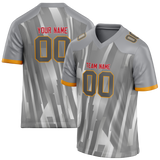 Custom Team Design Silver & Gray Colors Design Sports Football Jersey