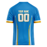 Custom Team Design Blue & Yellow Colors Design Sports Football Jersey FT00LAC012012