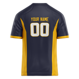 Custom Team Design Dark Purple & Yellow Colors Design Sports Football Jersey FT00LAC032212