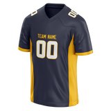 Custom Team Design Dark Purple & Yellow Colors Design Sports Football Jersey FT00LAC032212