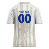 Custom Team Design White & Cream Colors Design Sports Football Jersey FT00LAR080205