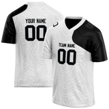 Custom Team Design White & Black Colors Design Sports Football Jersey FT00LVR020201