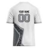 Custom Team Design White & Gray Colors Design Sports Football Jersey FT00LVR040203